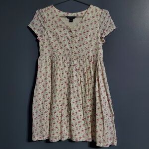 Polo Ralph Lauren 100% Cotton Dress Girls Size 16 Short Sleeve Floral